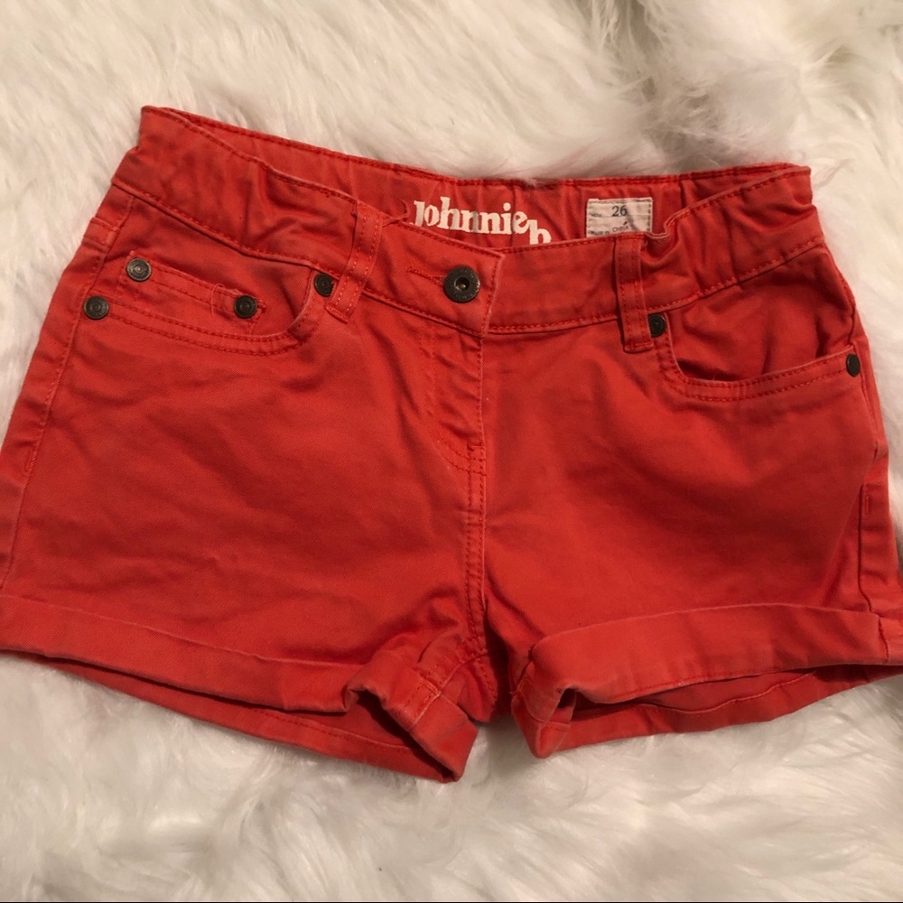 Mini Boden Johnnie B Cuffed Adjustable Wst Shorts